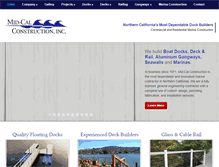Tablet Screenshot of mid-calconstruction.com